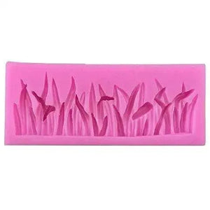 Grass Shape - Silicone Fondant Gum Paste Mould - thebakingtools.com