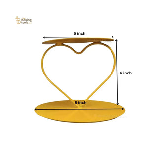 6 Inch Heart Shaped Floating Cake Spacer - (NO COD) - thebakingtools.com