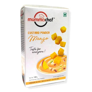 Mango Custard Powder 100 Grams | Mummachef Mango Custard Powder - thebakingtools.com