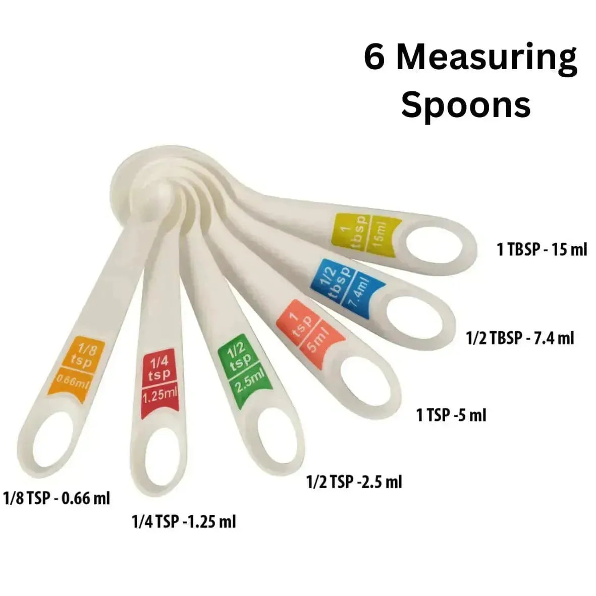 Measuring Cup & Spoon Set of 12 pcs | Flour Measuring Cups - thebakingtools.com