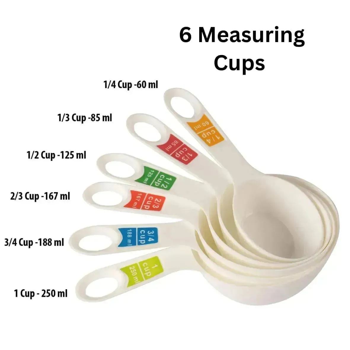 Measuring Cup & Spoon Set of 12 pcs | Flour Measuring Cups - thebakingtools.com