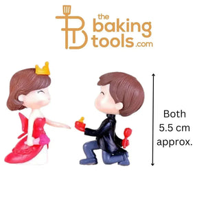 Miniature Couple Cake Topper -004 - thebakingtools.com