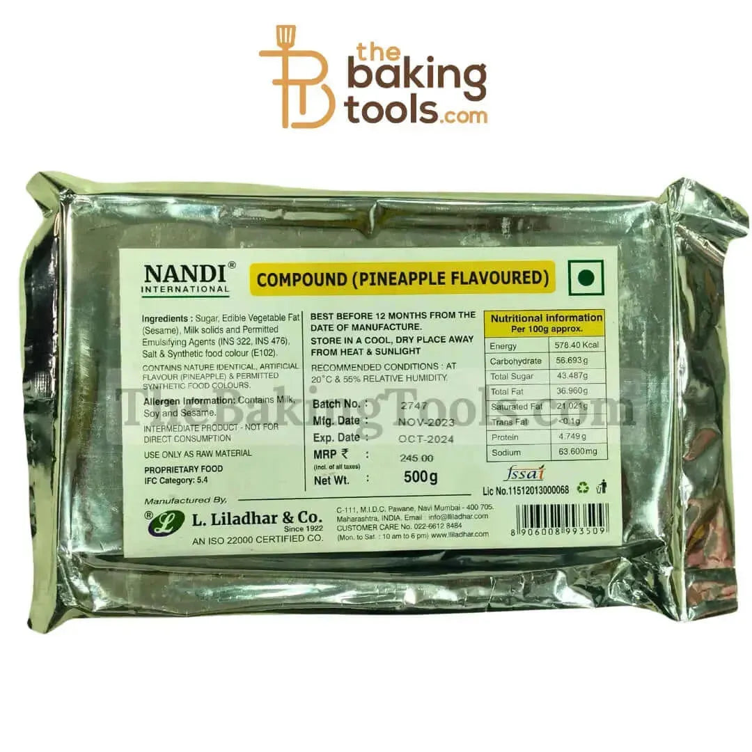 Nandi Compound Pineapple Flavoured - 500 grams (No COD) - thebakingtools.com