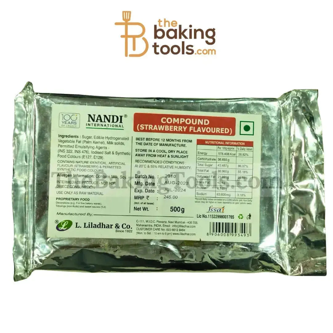 Nandi Compound Strawberry Flavoured - 500 grams ( NO COD) - thebakingtools.com