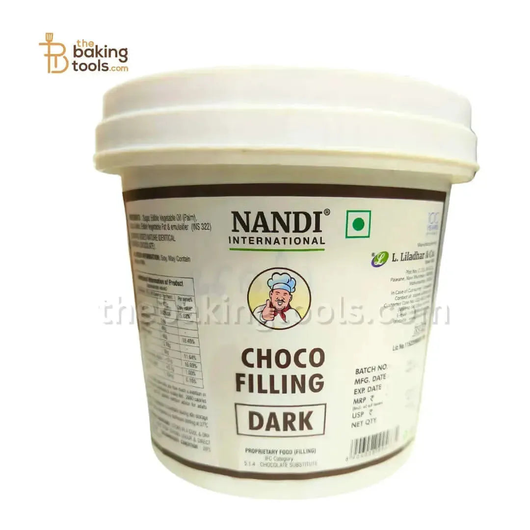 Nandi Dark Choco Filling - 1 Kg ( NO COD) - thebakingtools.com