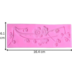 Patch Work 3 - Silicone Fondant Gum Paste Mould - thebakingtools.com