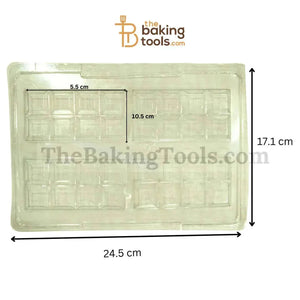 Plastic Chocolate Mould - 002 | PVC Chocolate Mould - thebakingtools.com