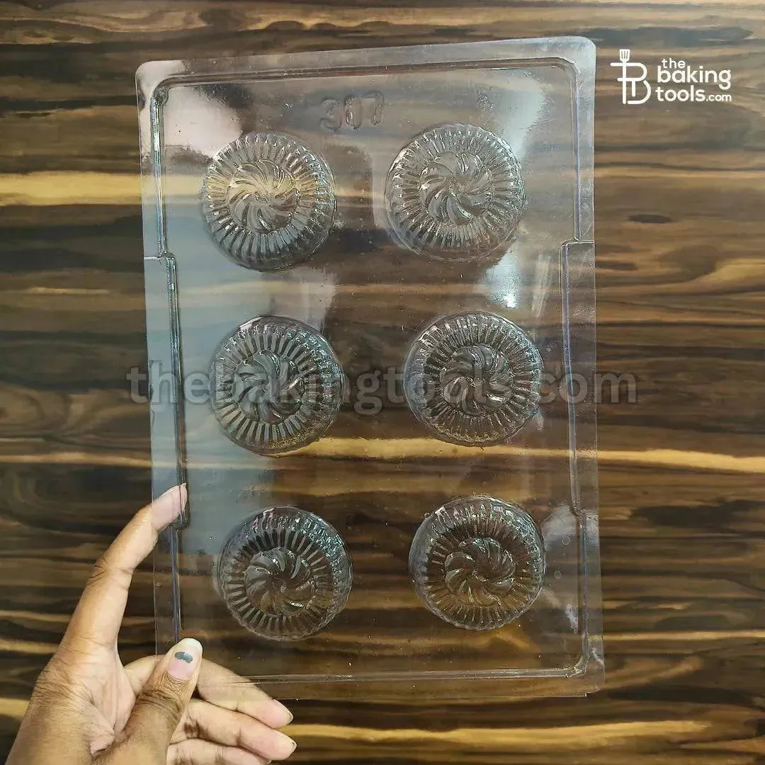 Plastic Chocolate Mould - 013 | PVC Chocolate Mould - thebakingtools.com