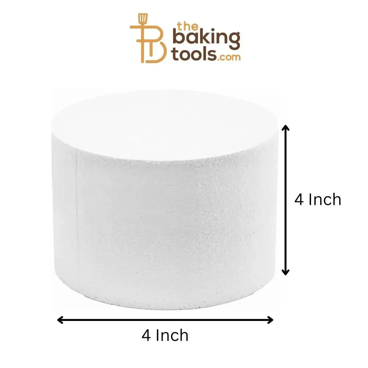 Round Dummy Cake 4 Inch (NO DAMAGE CLAIMS) - (NO COD) - thebakingtools.com