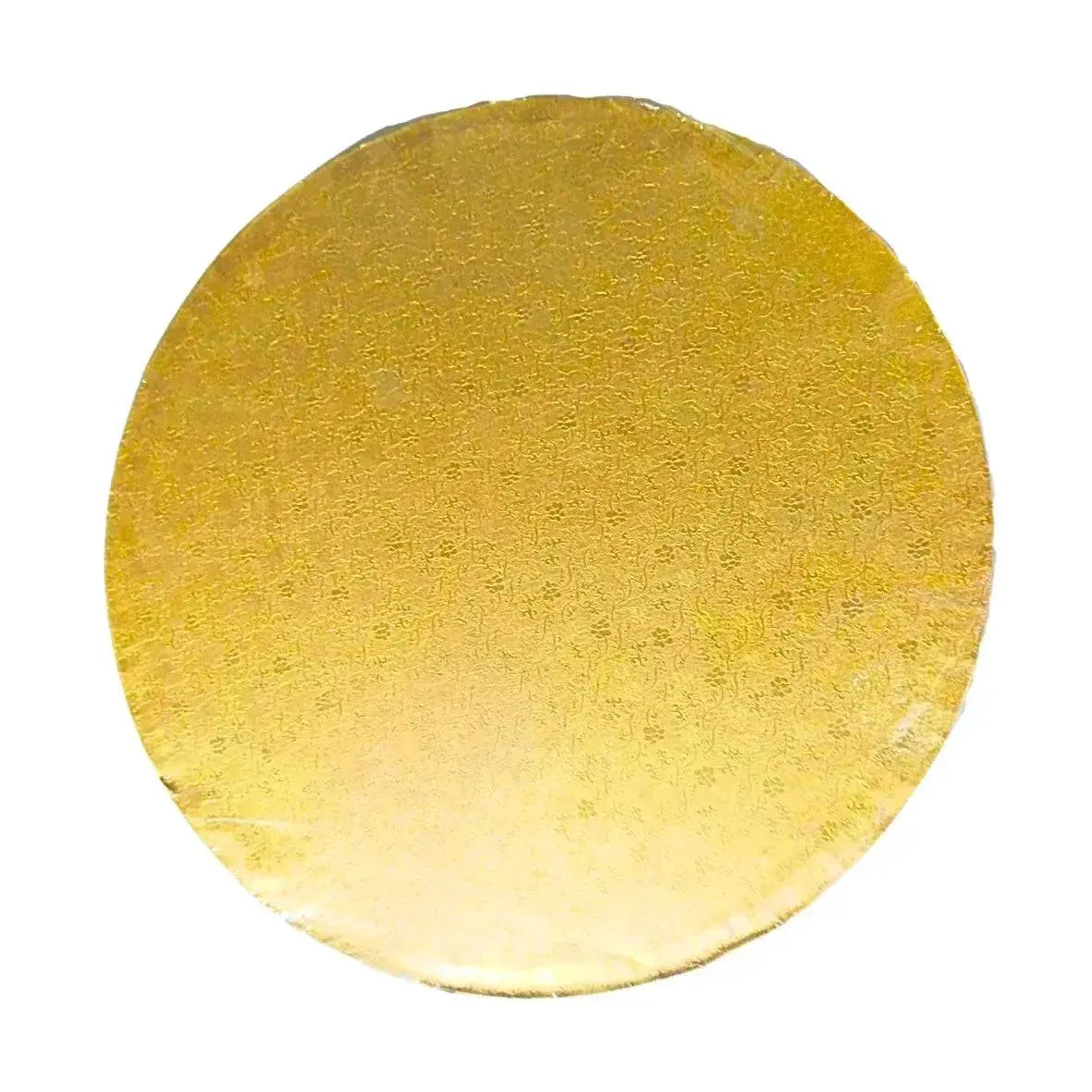 Round Golden Drum Board 12 inch (Pack of 5) (NO COD) - thebakingtools.com