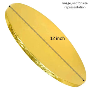 Round Golden Drum Board 12 inch (Pack of 5) (NO COD) - thebakingtools.com