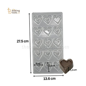 Shunda Polycarbonate Chocolate Mould - 006 - thebakingtools.com