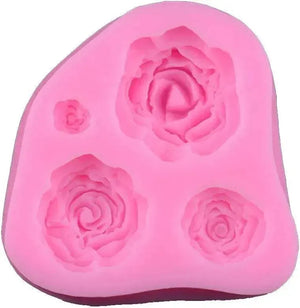 SILICONE FONDANT GUM PASTE MOULD - FLOWER 01 - thebakingtools.com