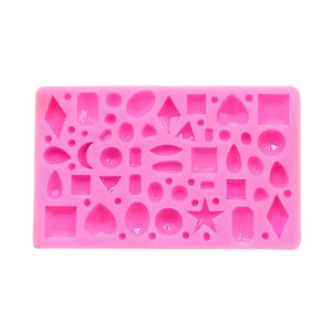 SILICONE FONDANT GUM PASTE MOULD - GEMS 01 - thebakingtools.com