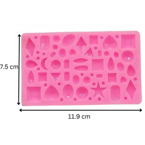 SILICONE FONDANT GUM PASTE MOULD - GEMS 01 - thebakingtools.com