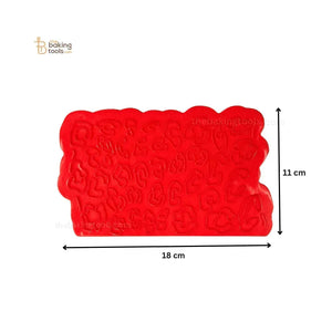 Silicone Onlays Fondant Cake Decoration Lace Mat - 002 - thebakingtools.com