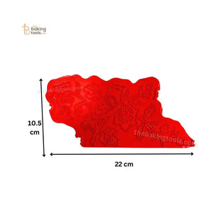 Silicone Onlays Fondant Cake Decoration Lace Mat - 011 - thebakingtools.com