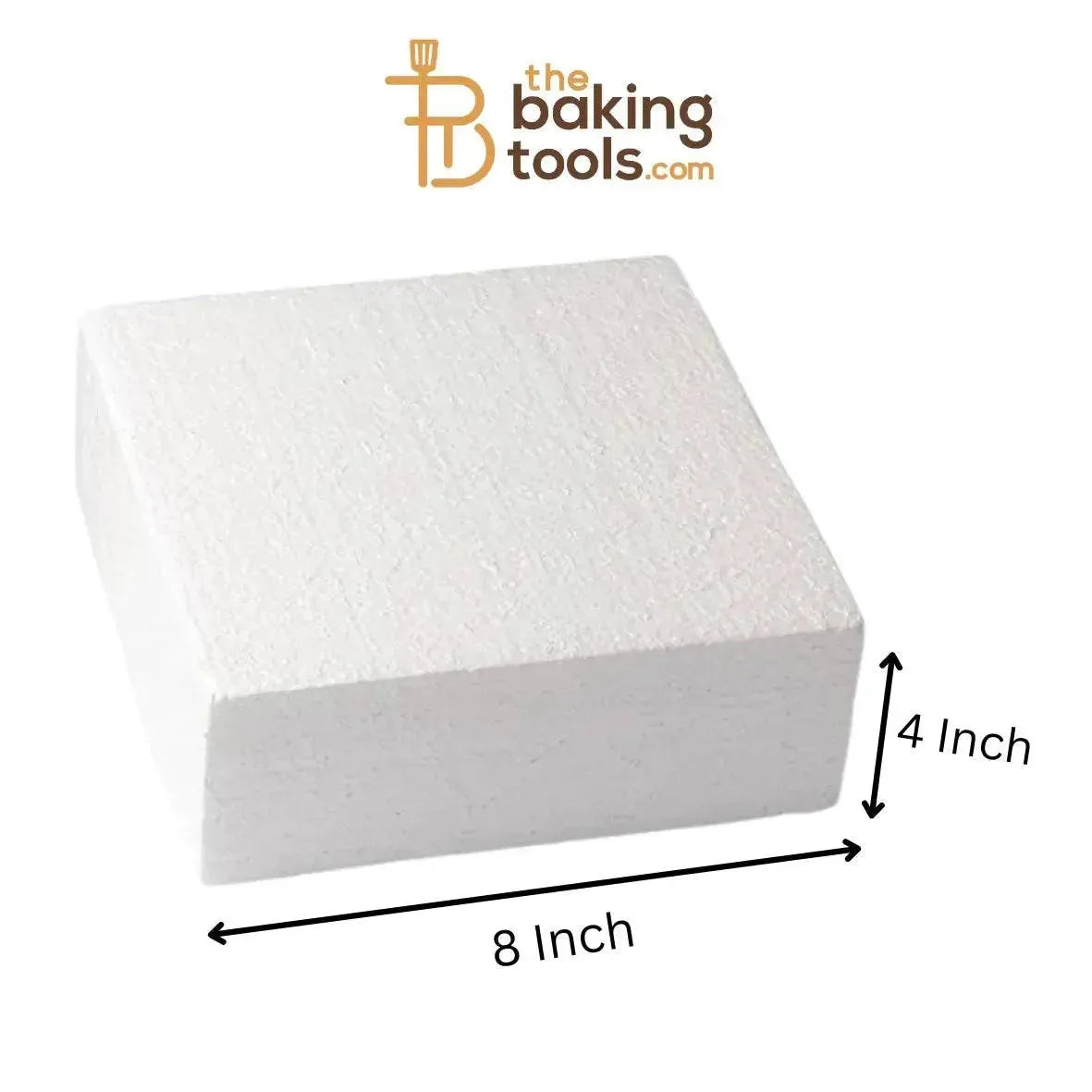 Square Dummy Cake 8 Inch (NO DAMAGE CLAIMS) - (NO COD) - thebakingtools.com