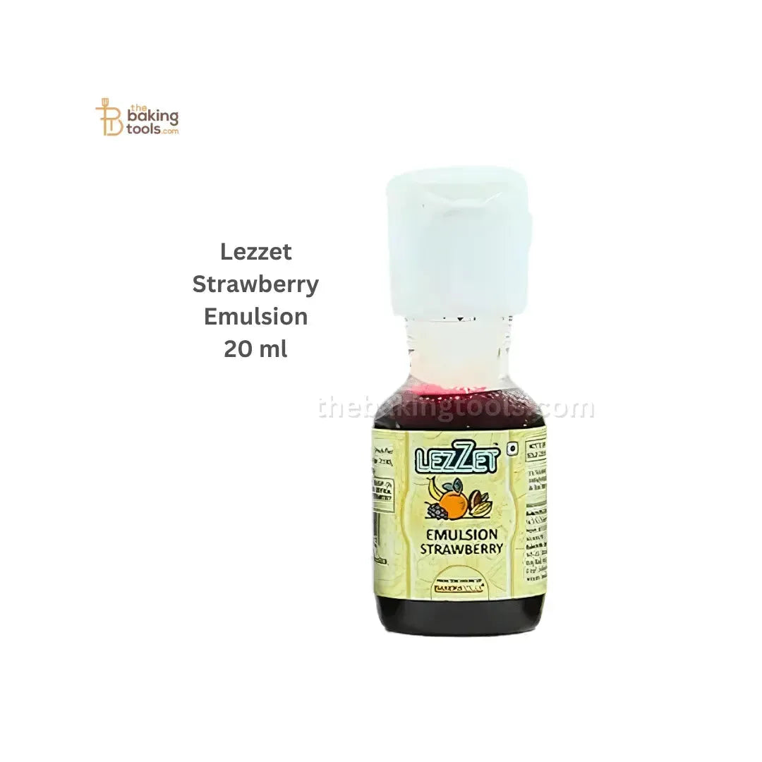 Strawberry Emulsion 20 ml Lezzet - thebakingtools.com