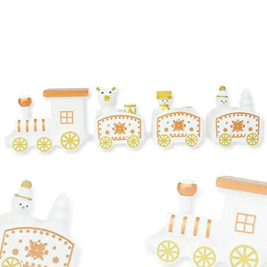 Toy Train Cake Topper - White - thebakingtools.com