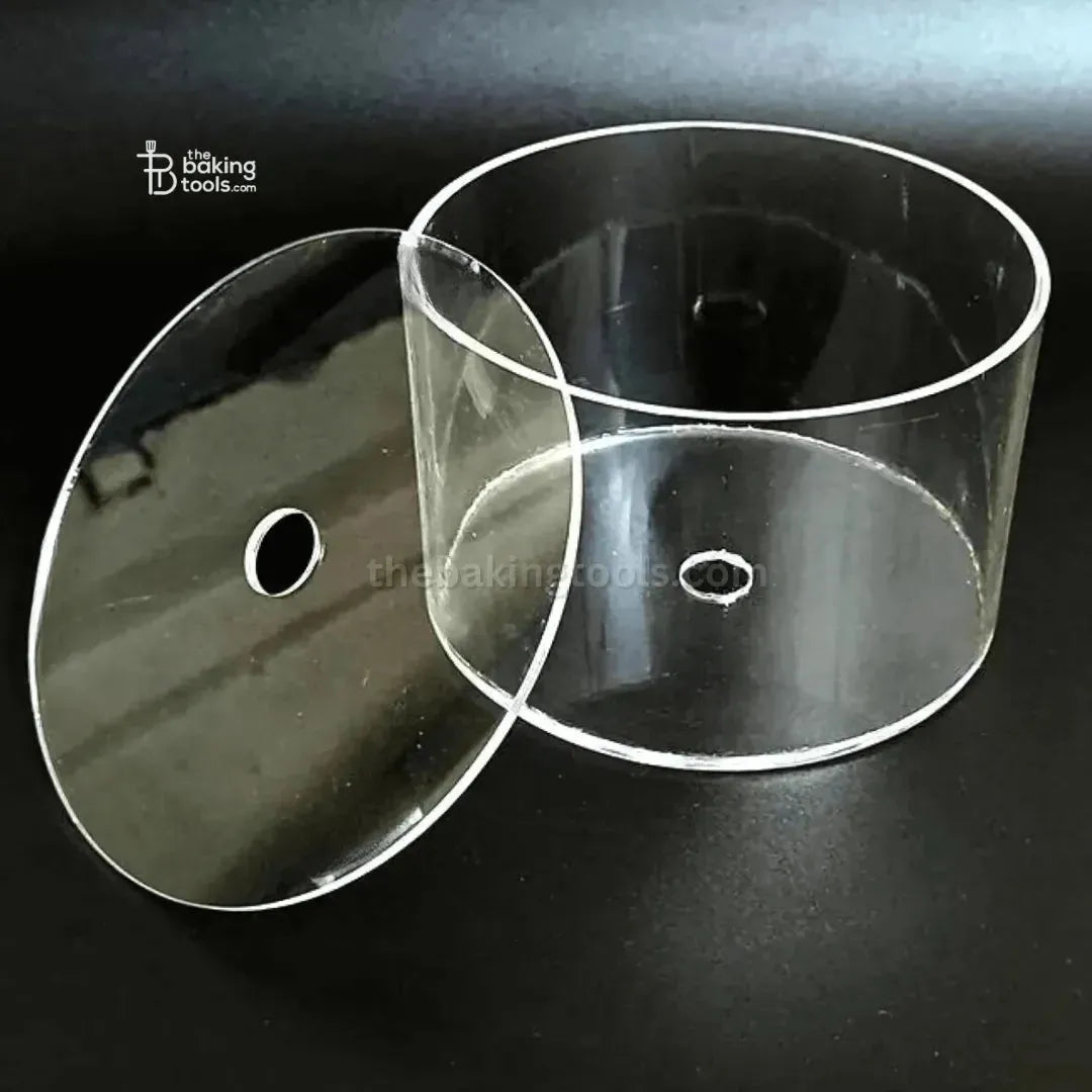 Transparent Round Cake Spacer 6 x 4 inch - thebakingtools.com