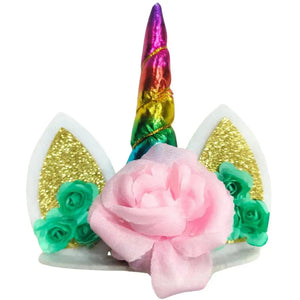 Unicorn Horn Cake Toppers-Rainbow - thebakingtools.com
