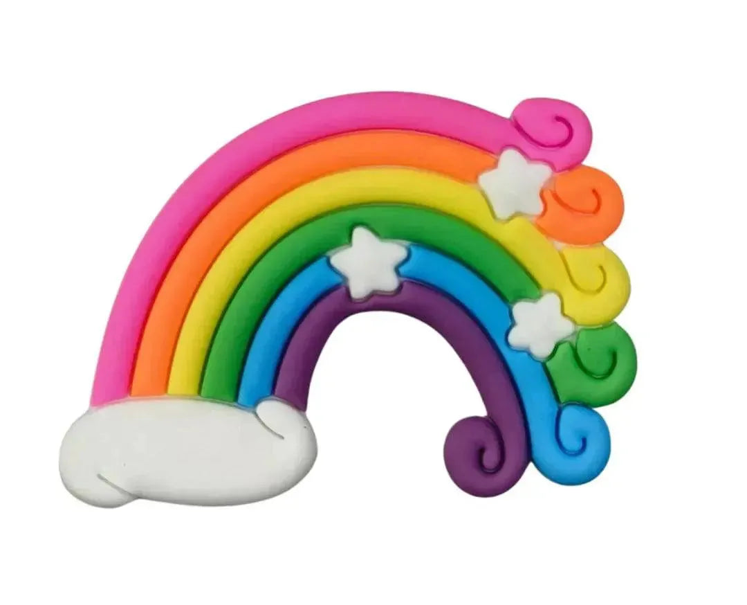 Silicone Rainbow Cake Topper (9cm x 5cm) - 1 - thebakingtools.com