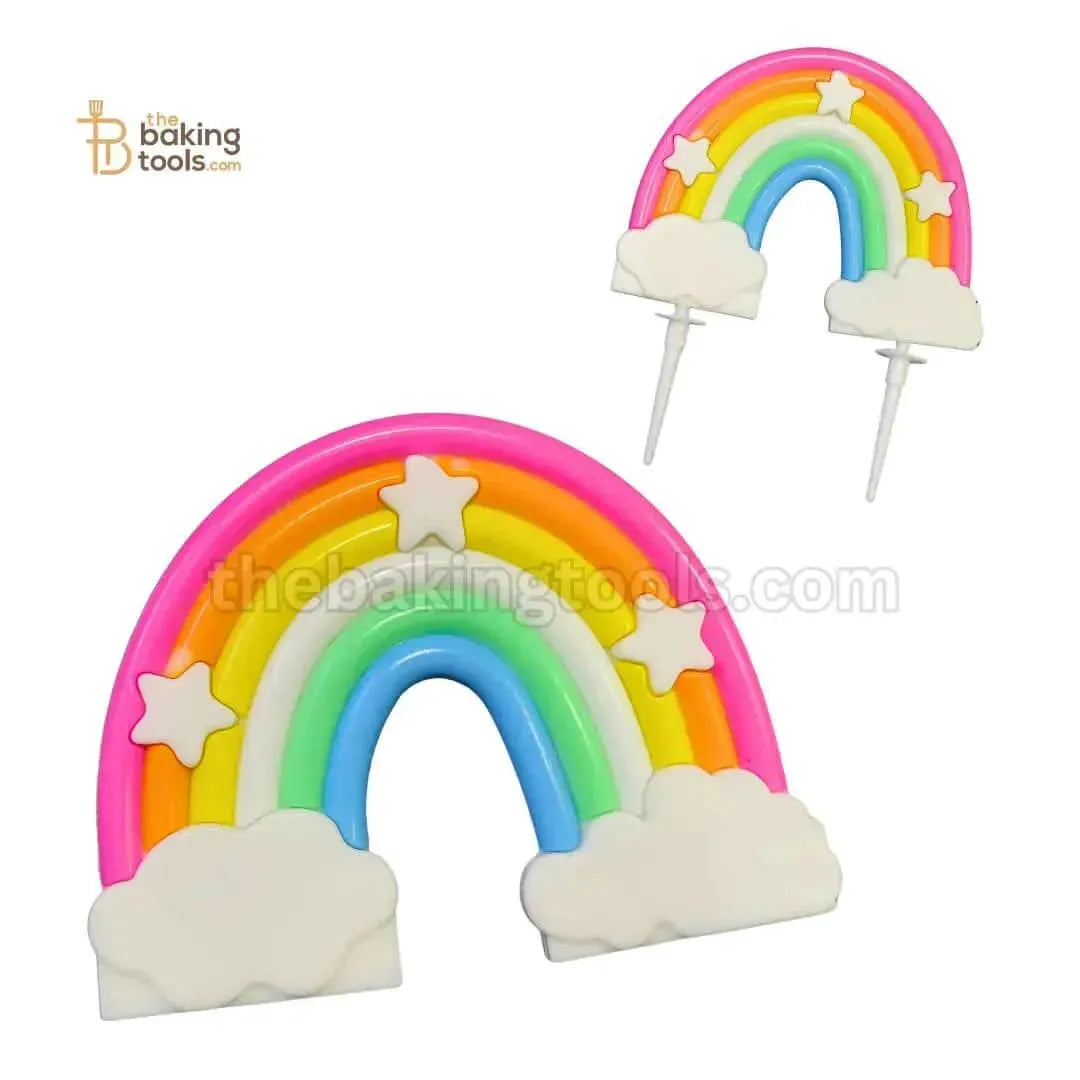 Silicone Rainbow Cake Topper (9cm x 5cm) - 5 - thebakingtools.com