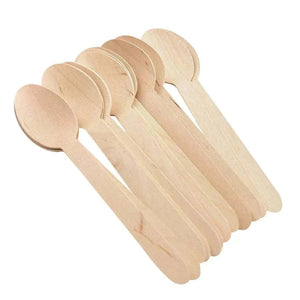 Wooden Spoon 140 mm (Pack of 100) - thebakingtools.com