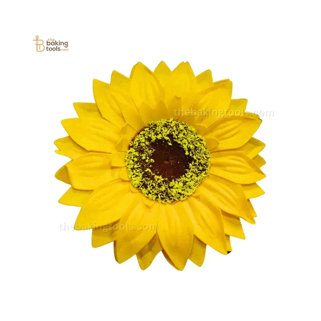 Yellow Sunflower (Set of 10) | Flower Cake Topper | Artificial Flowers - thebakingtools.com