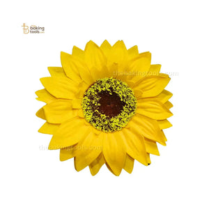 Yellow Sunflower (Set of 10) | Flower Cake Topper | Artificial Flowers - thebakingtools.com