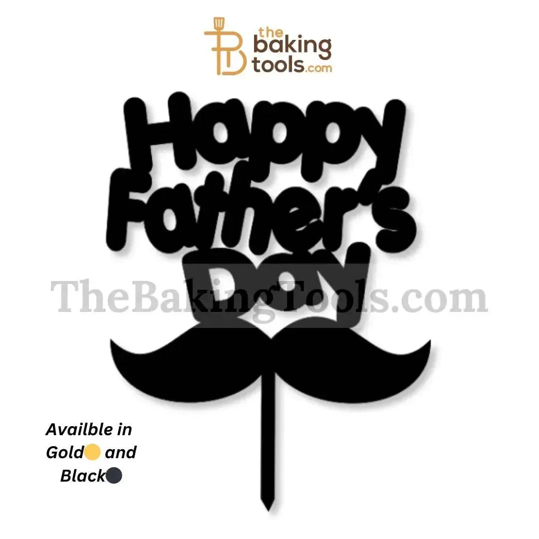 Happy Father's Day Cake Topper MFA-01 - thebakingtools.com