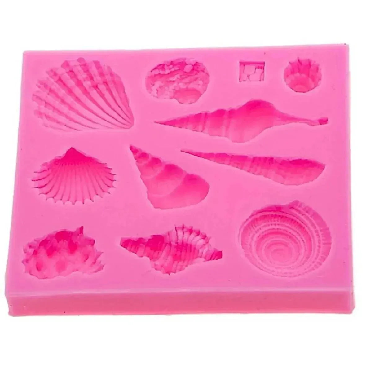 Shell Conch Sea Silicone Fondant Gum Paste Mould - thebakingtools.com