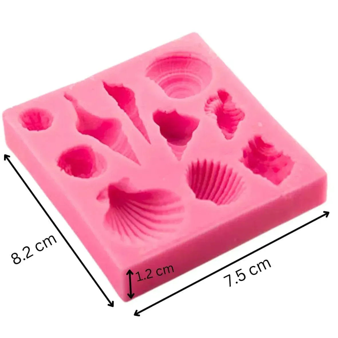 Shell Conch Sea Silicone Fondant Gum Paste Mould - thebakingtools.com