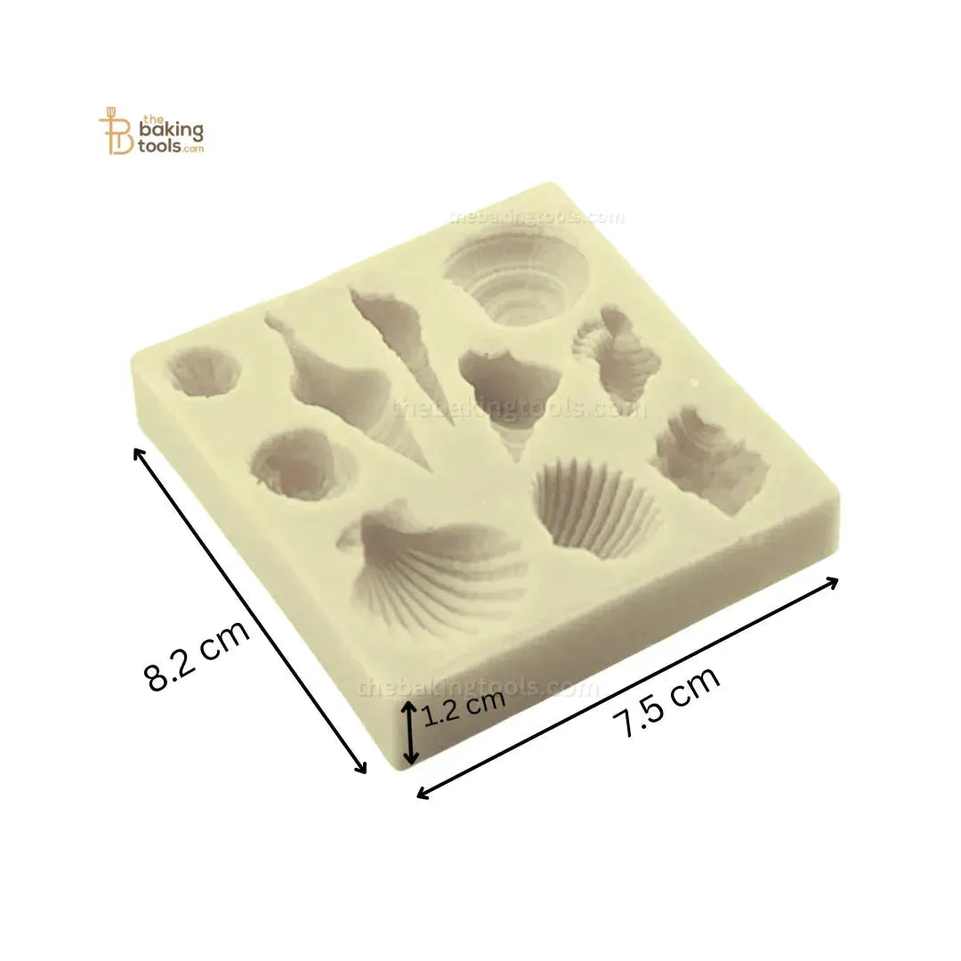 Shell Conch Sea Silicone Fondant Gum Paste Mould - thebakingtools.com