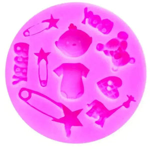 Baby Tool Shape 2 - Silicone Fondant Gum Paste Mould - thebakingtools.com