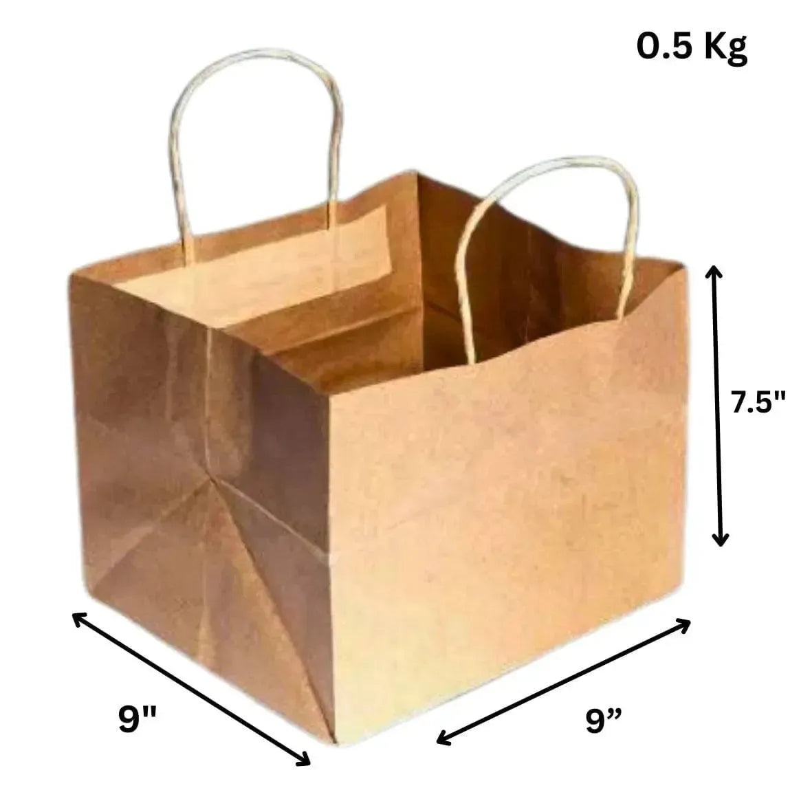 Paper Bag 0.5 kg Capacity - (NO COD) - thebakingtools.com